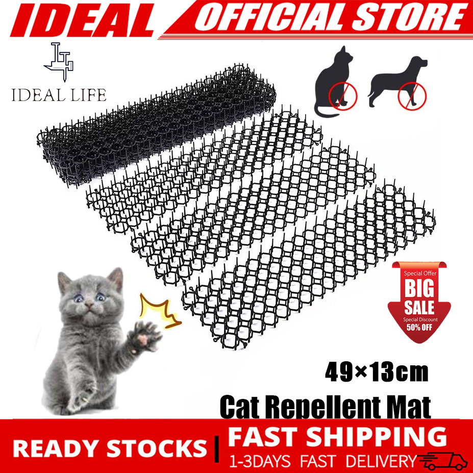 Cat Scat Mat with Spikes Deterrent Mat Cat Repellent Mats Indoor Outdoor Anti Cat Dog 49*13CM