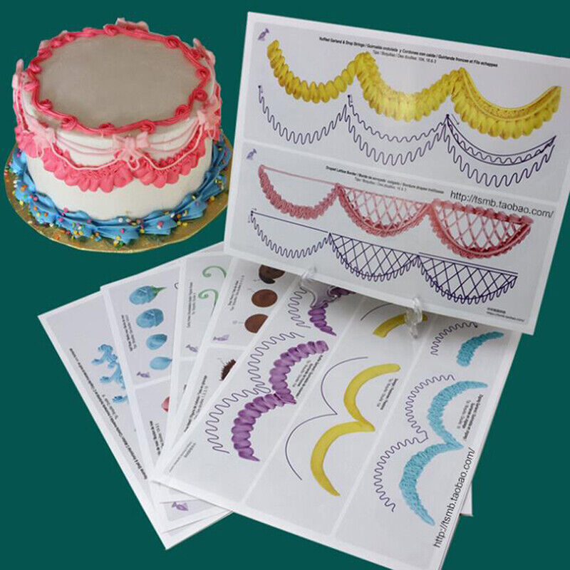 Icing Piping Practice Drawing Guide Templates Set | Shopee Philippines