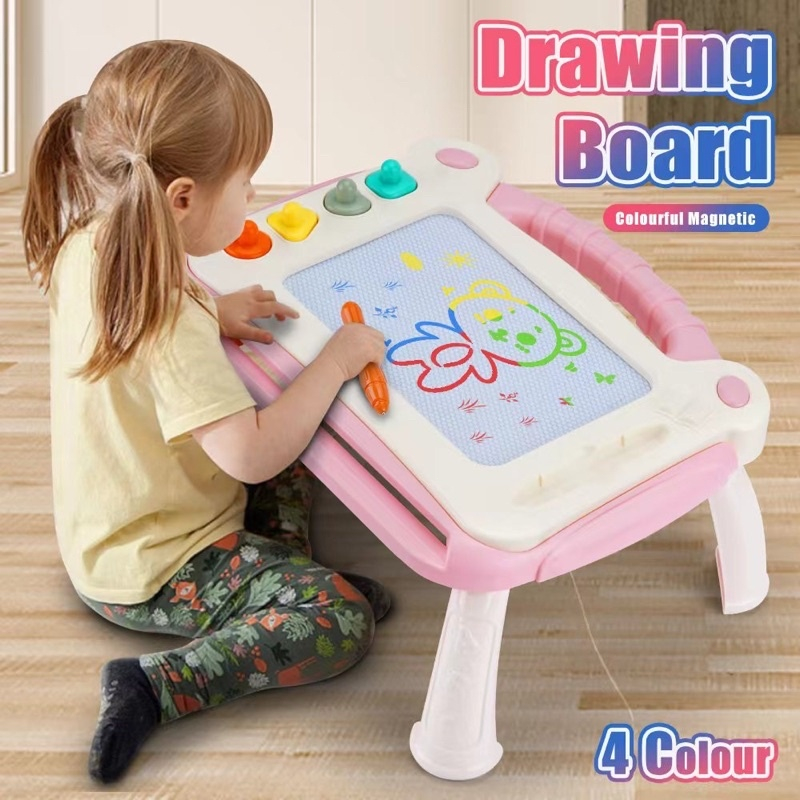 3 Pack Mini Magnetic Bead Board for Kids Magnetic Drawing Board for Toddlers SCH
