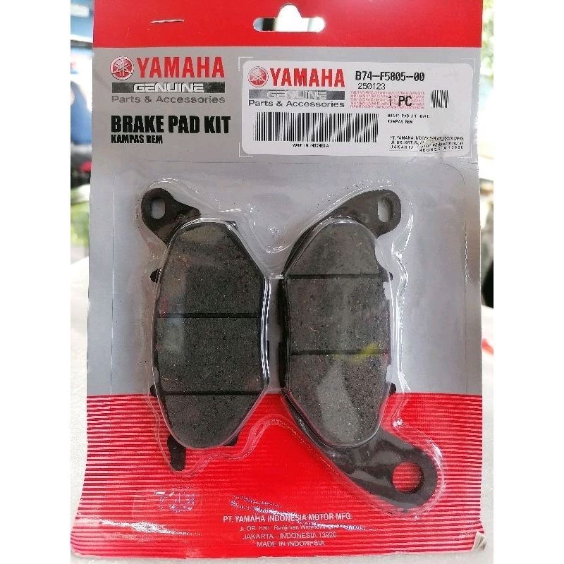 FRONT BRAKE PAD XMAX(YGP)(B74F580500) Shopee Philippines