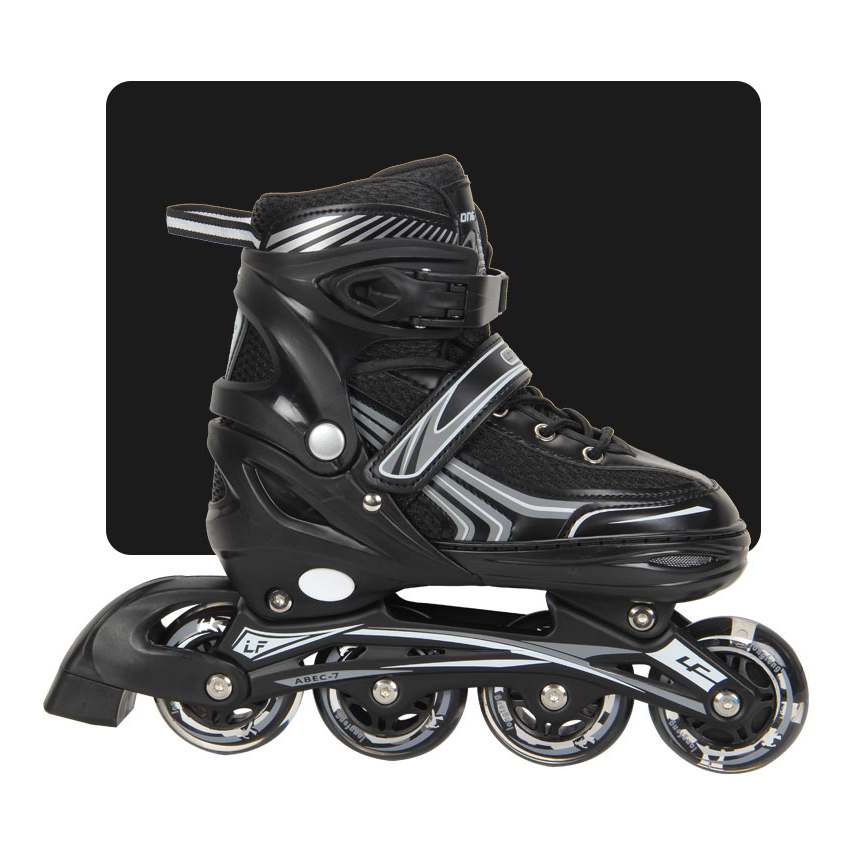 Flat Roller skates Skating Shoes Sliding Inline Sneakers 4 wheels 1 Row Line Outdoor Training