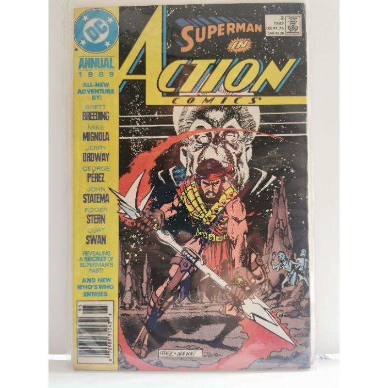 DC Comics 1989 Superman Action Comics Annual 2 Shopee Philippines