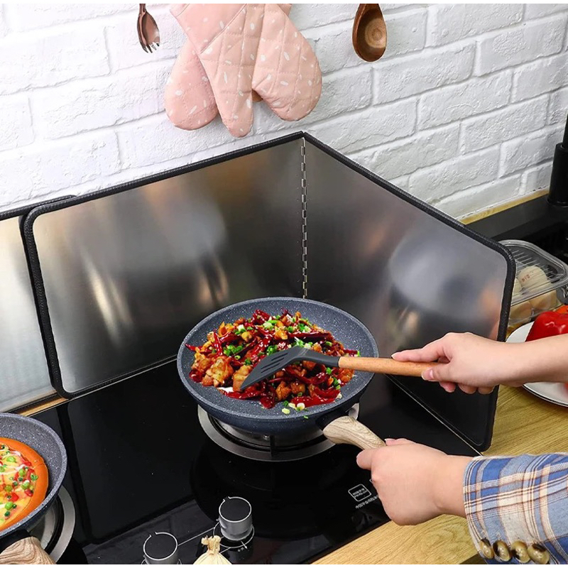 Cooking Shield Kitchen Anti Oil Splatter Shield Guard 2-Sided Splatter ...