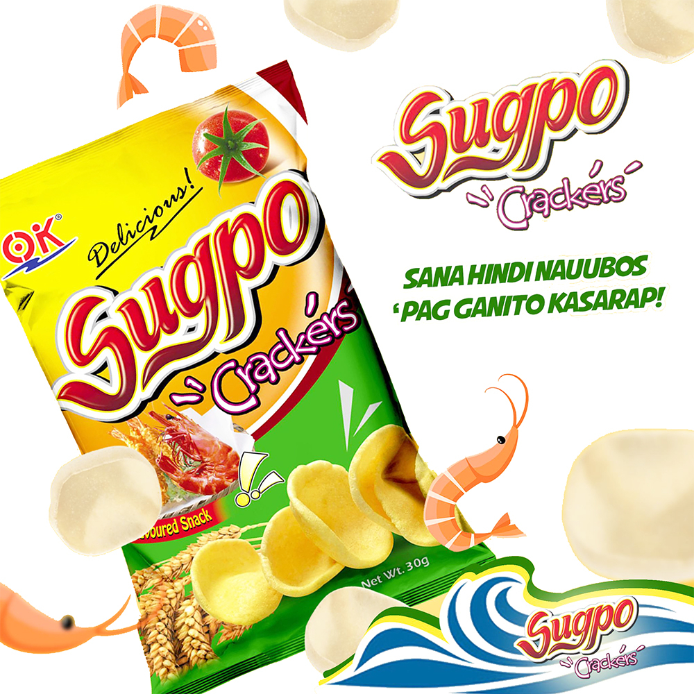 OK Sugpo Prawn Crackers Tempura Flavor 30g | Shopee Philippines