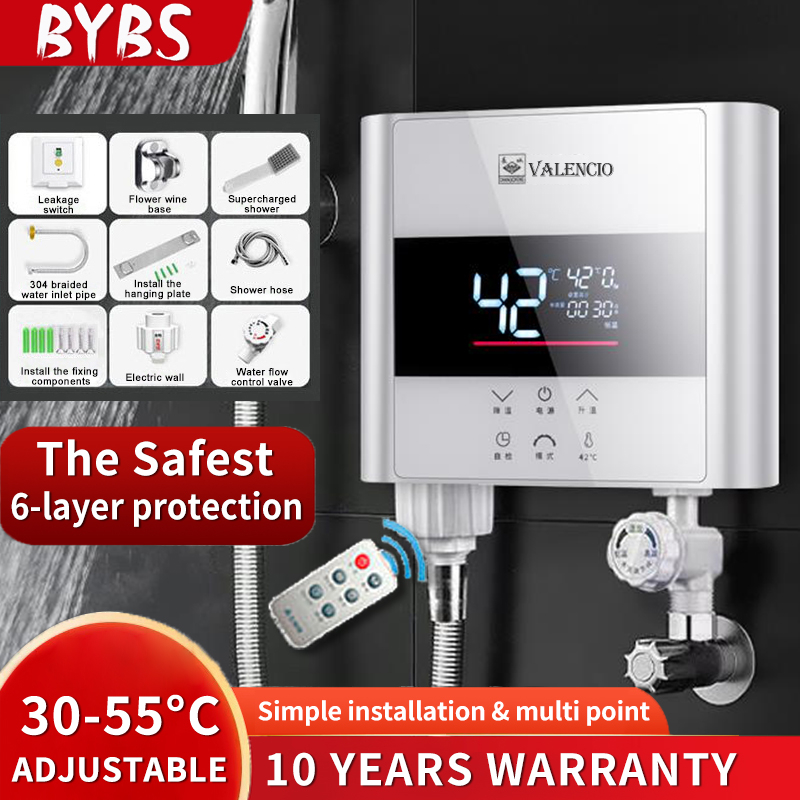 【8.8】intelligent 6500W multipoint Water Heater LCD Authomatic Electric