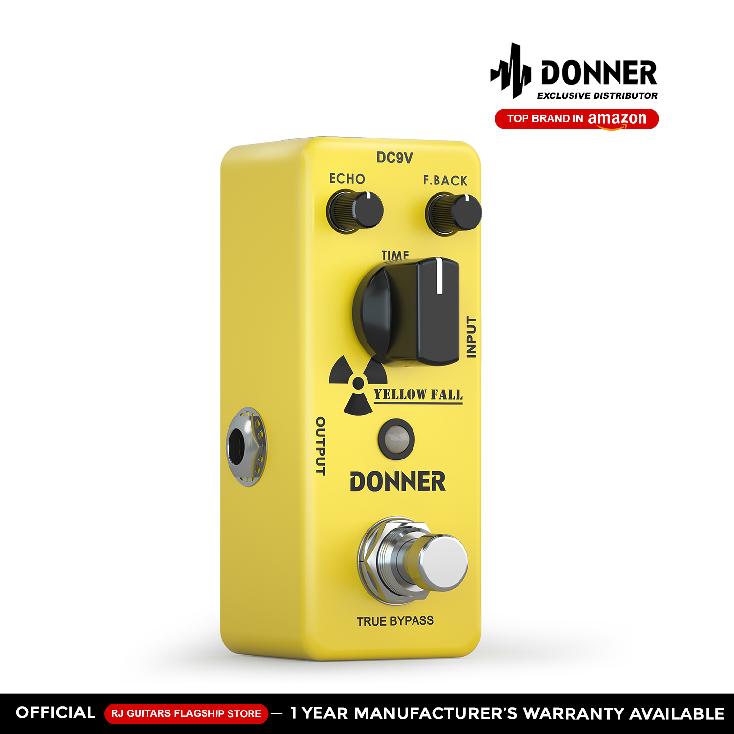 Donner Guitar Delay Pedal Yellow Fall Analog Delay Guitar Effect Pedal Vintage Delay True Bypass Shopee Philippines