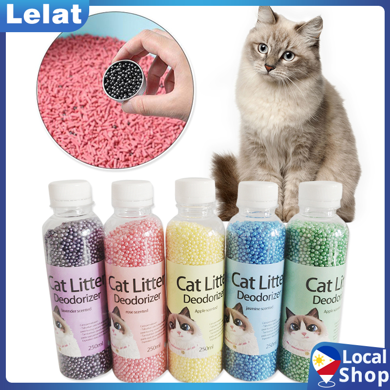 Pet Cat Litter Box Deodorant Bead Deodorizer Crystal Cats Poop Mate ...