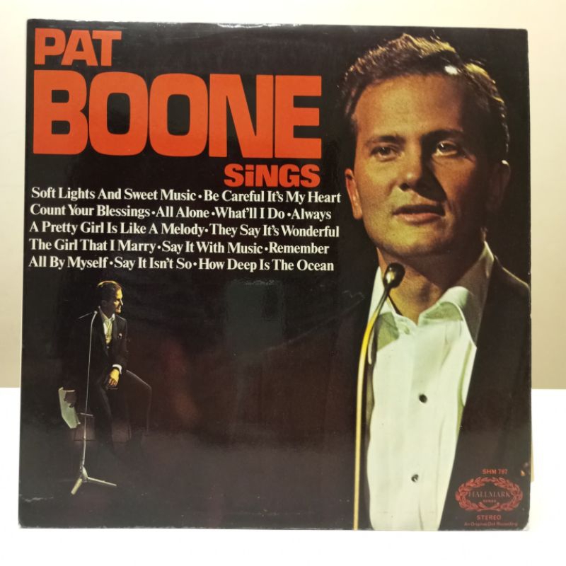 Pat Boone Sings (Vinyl Record/Pop) | Shopee Philippines