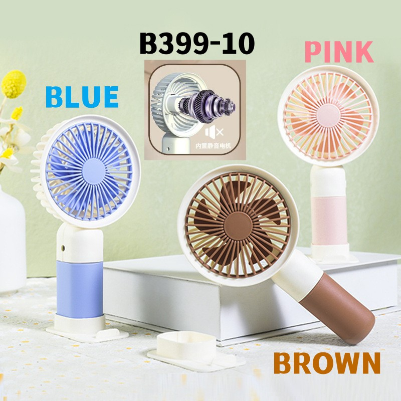 B399-10 Mini Portable Handheld New Minifan Rechargeable Mini Fan Holder 