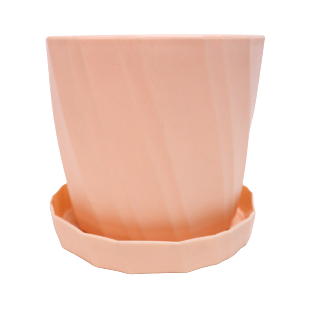 Ins Style Plastic Plant Pot with Catch Plate for Houseplants, Plants ...