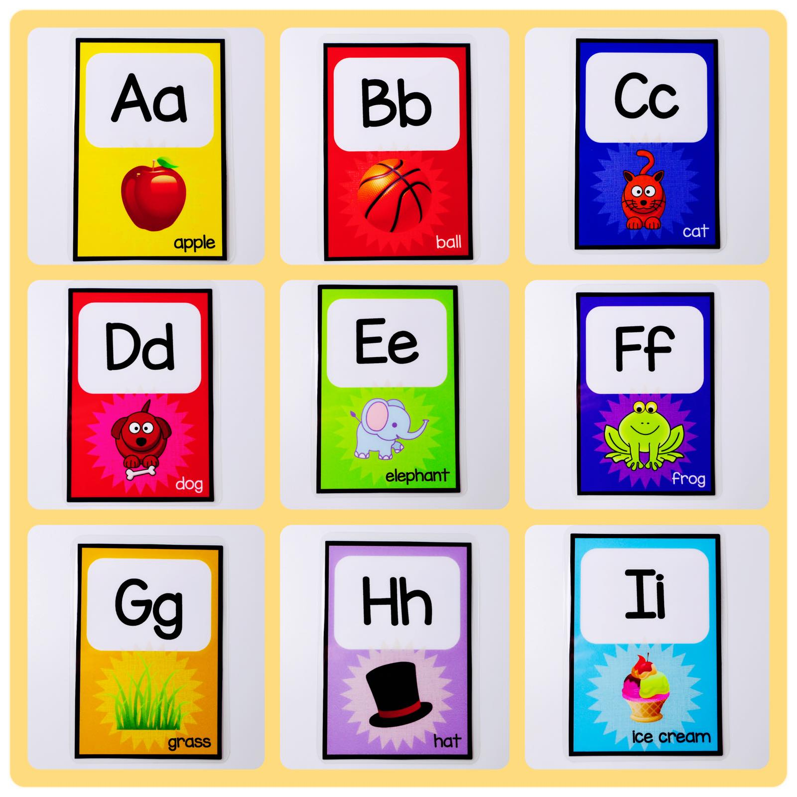 Laminated Flash Cards ALPHABET Shopee Philippines