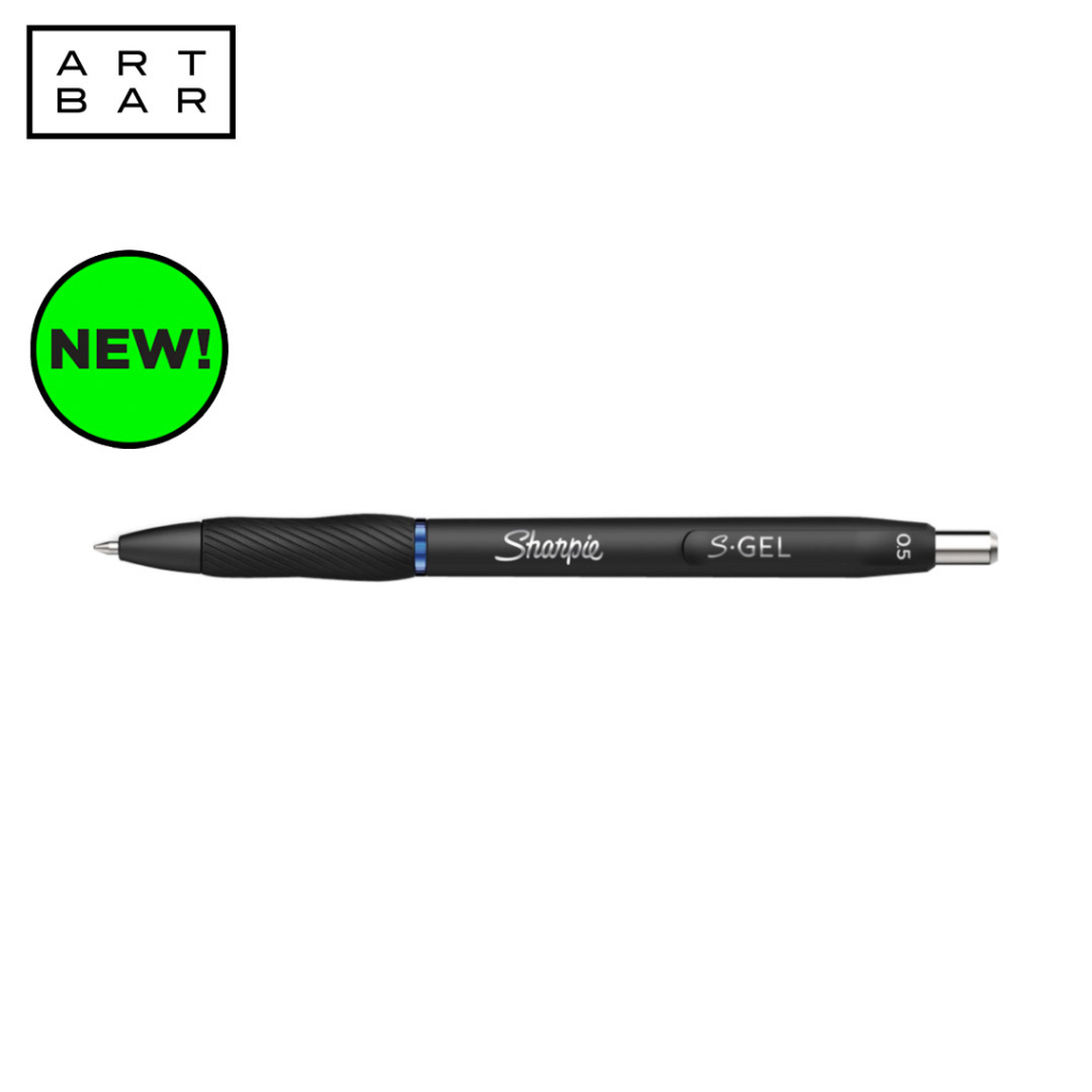 Sharpie S-Gel Black Barrel Gel Pen 4023654 Blue 0.5mm - Art Bar PH ...