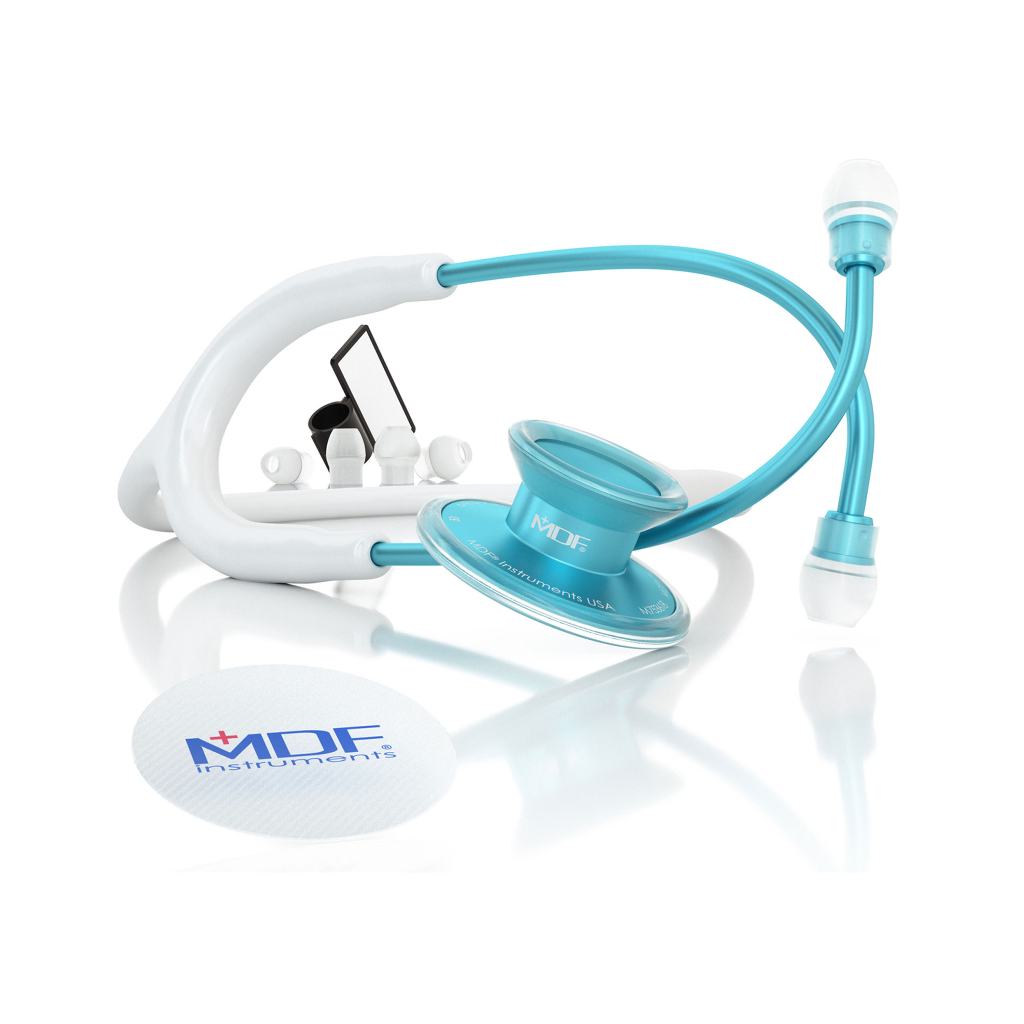 MDF Acoustica Lightweight Aqua Stethoscope MDF747XPAQ-29 (White ...