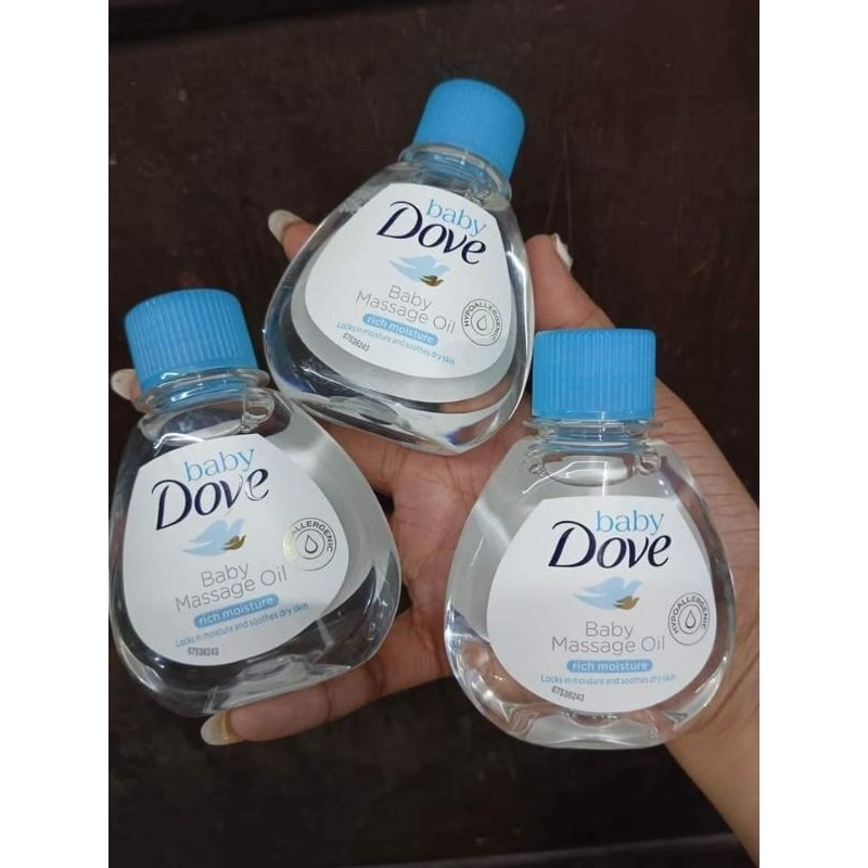 DOVE BABY RICH MOISTURE MASSAGE OIL 100 ML Shopee Philippines
