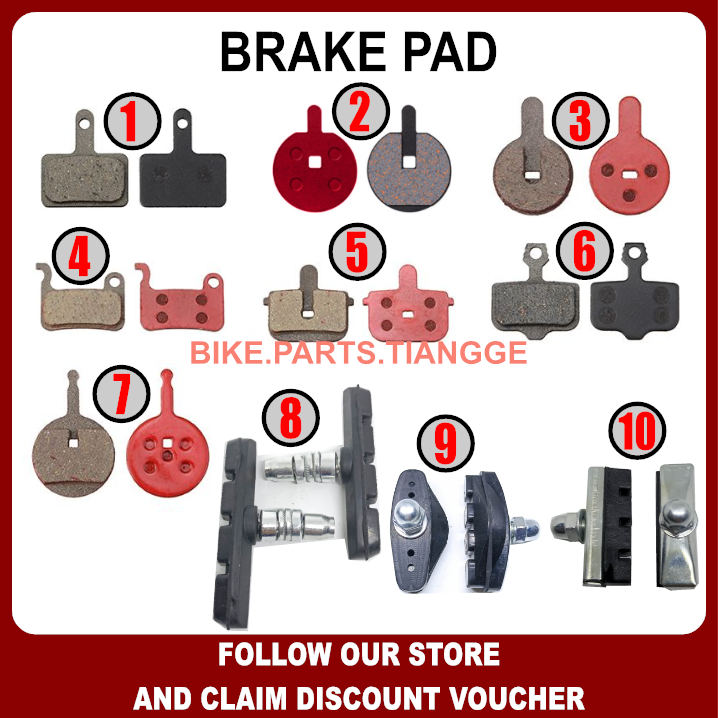 Disc Brake Pad for Shimano mt200 mt201 tektro, hydraulic mechanical
