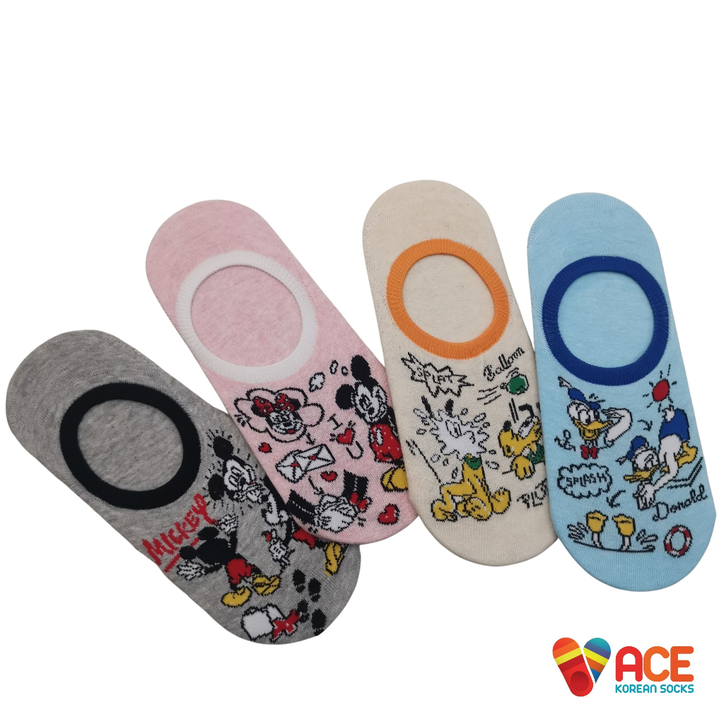 KOREAN SOCKS Donald duck Pluto, Mickey Minnie footsocks - Iconic Socks ...