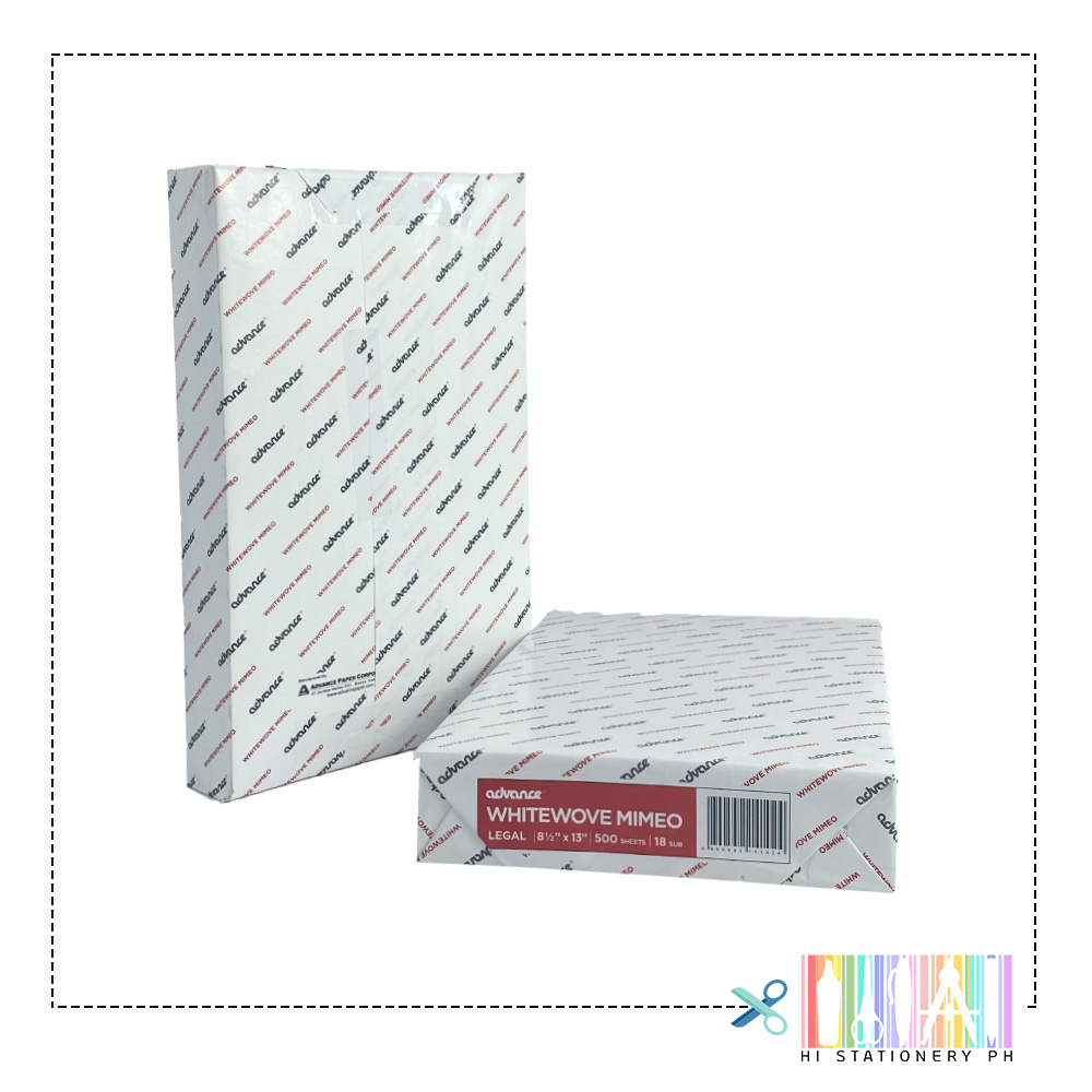 Whitewove Mimeo Paper Sub18 Legal Size | Shopee Philippines