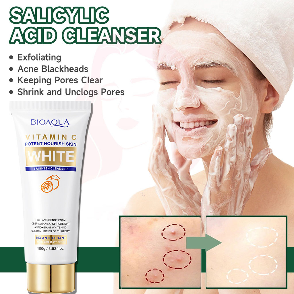 Acne Treatment Facial Cleanser Wash Anti Pimple Oil Control Skin Care