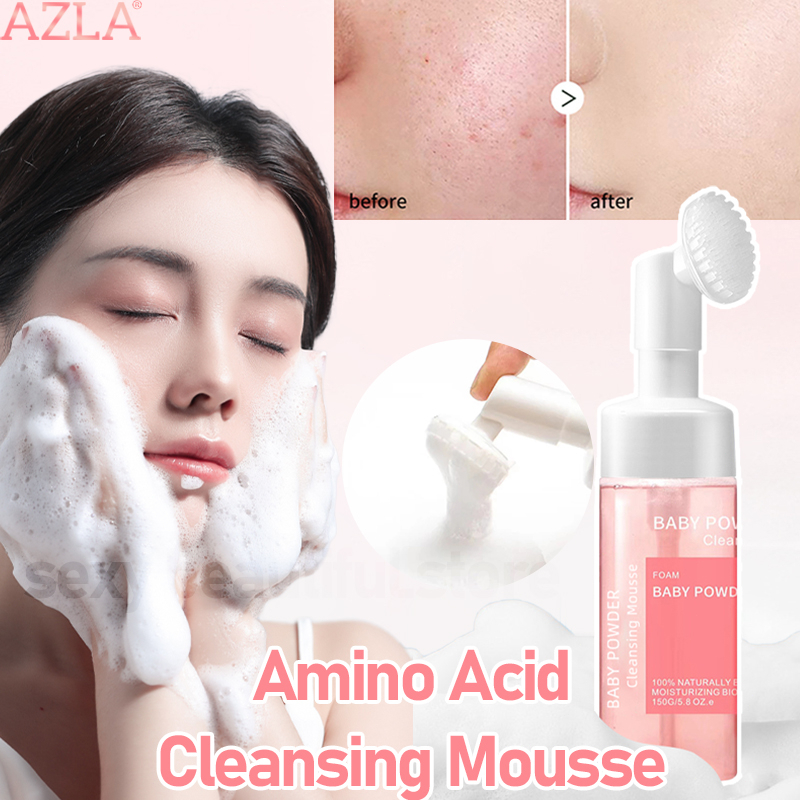 AZLA Amino Acid Facial Cleanser Mousse Face Moisturizing Deep Cleansing