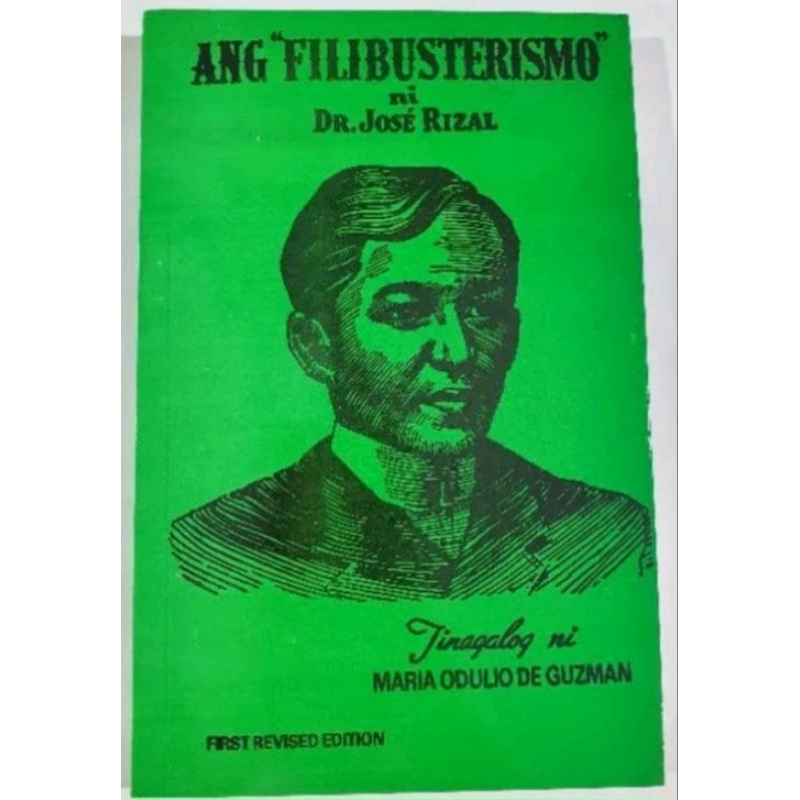 ANG FILIBUSTERISMO Ni Dr.Jose Rizal By Guzman | Shopee Philippines