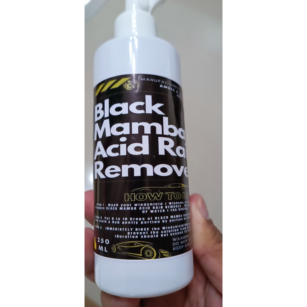 Black Mamba Acid Rain Remover 250 ml Original Shopee Philippines