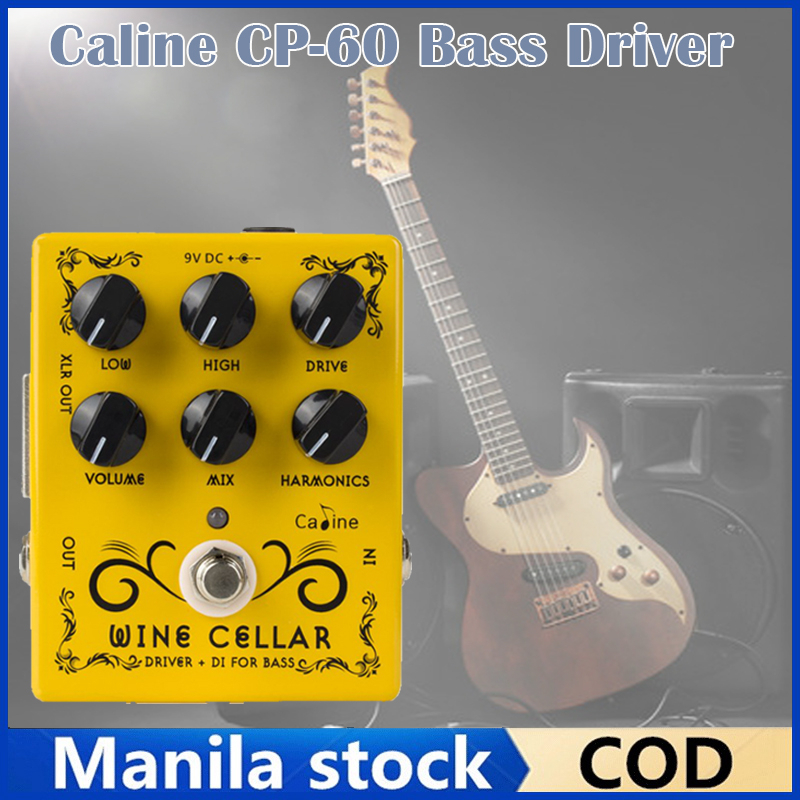 【Manila Stock】Caline CP60 Wine Cellar Bass Driver Guitar Effects Pedal