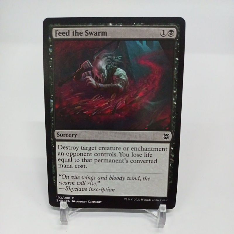 MTG Zendikar Rising Sorcery - Feed The Swarm | Shopee Philippines