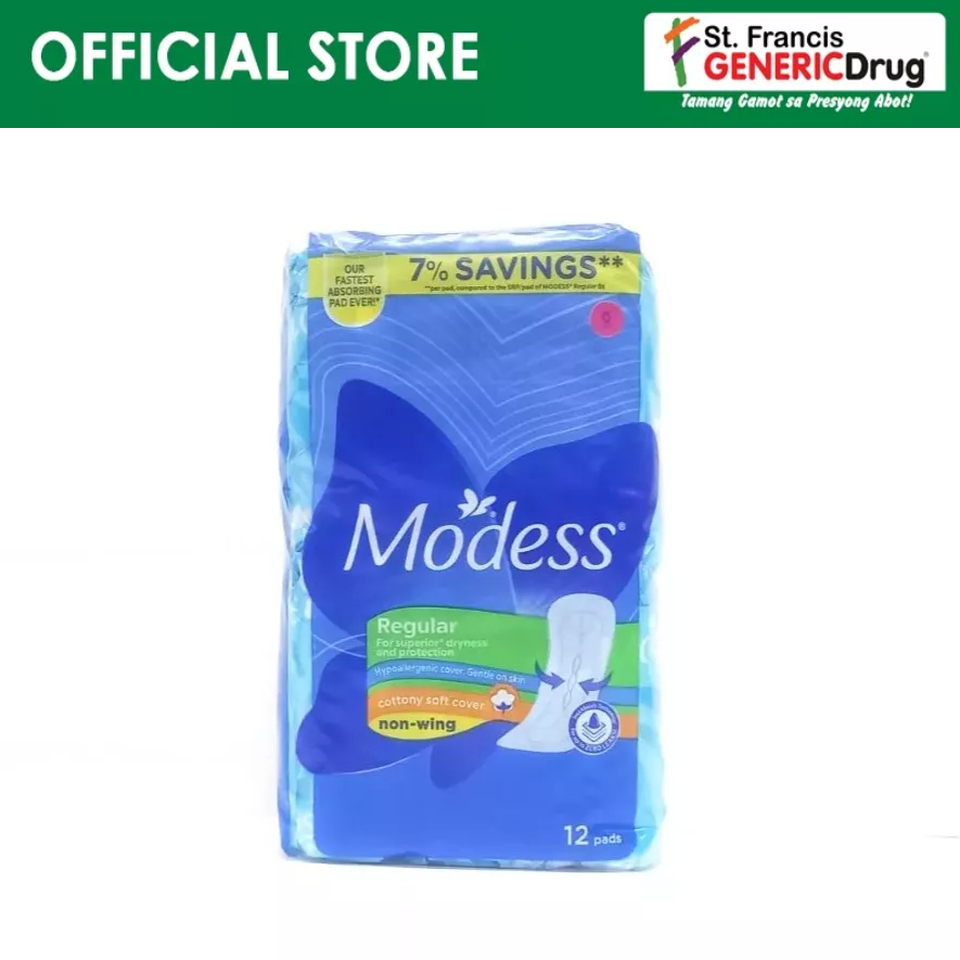 Modess ® CS Regular Non- Wings 12s | Shopee Philippines