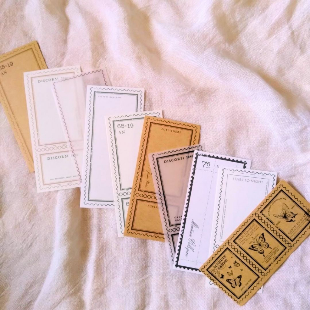 10 pcs vintage themed ephemera mini note papers I Holy Craft and Stitch ...