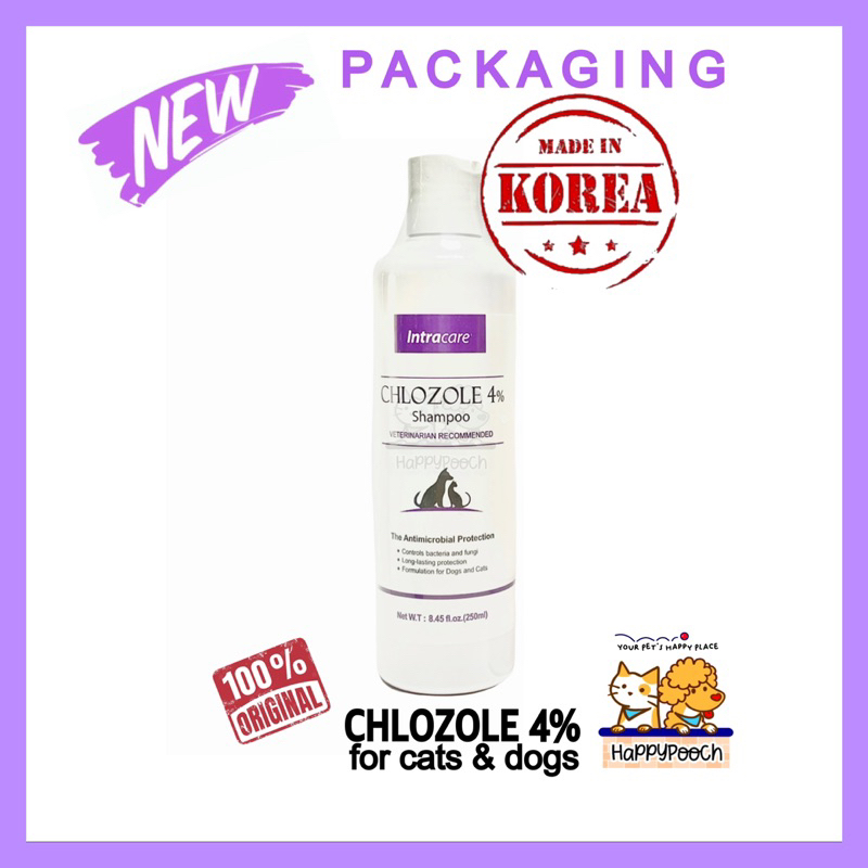 CHLOZOLE 4 SHAMPOO Formulation for Dogs & Cats (Exp Mar 2026) Shopee