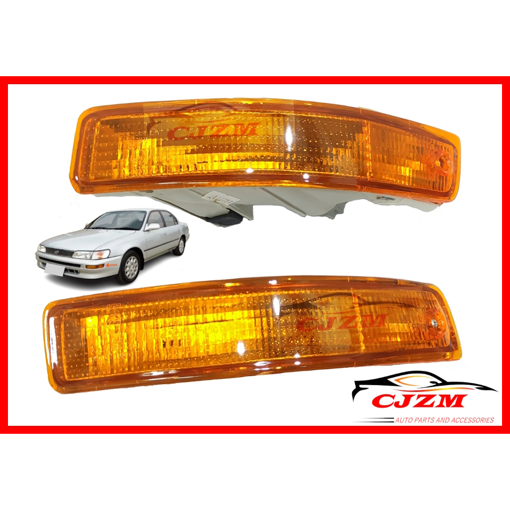 TOYOTA COROLLA BIG BODY BUMPER LIGHT LAMP 1991-1999 ee100 ae101 ...