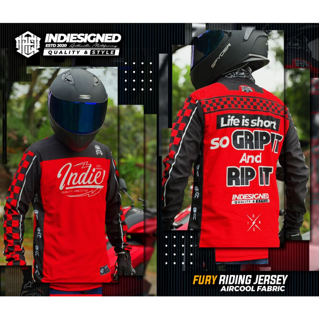 FURY RIDING JERSEY (AIRCOOL) | Shopee Philippines