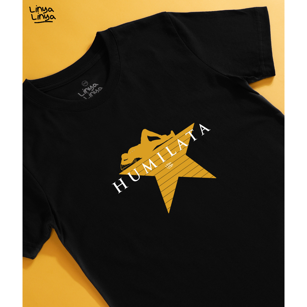 Linya-Linya T-Shirt: Humilata (Black) | Shopee Philippines