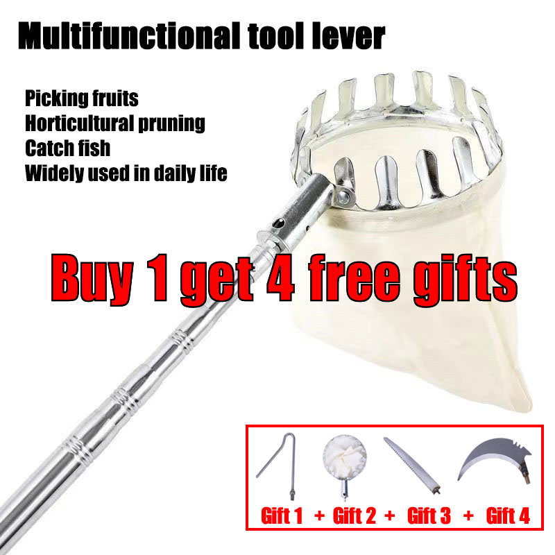 【Buy 1 Free 4 】high-altitude saw Fruit picker multifunctional stainless ...