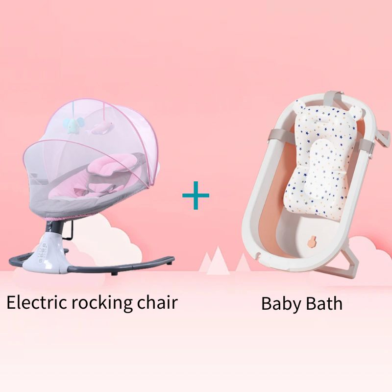 Baby Electric Rocking Chair, Smart Bluetooth Electric Crib,baby cradle ...