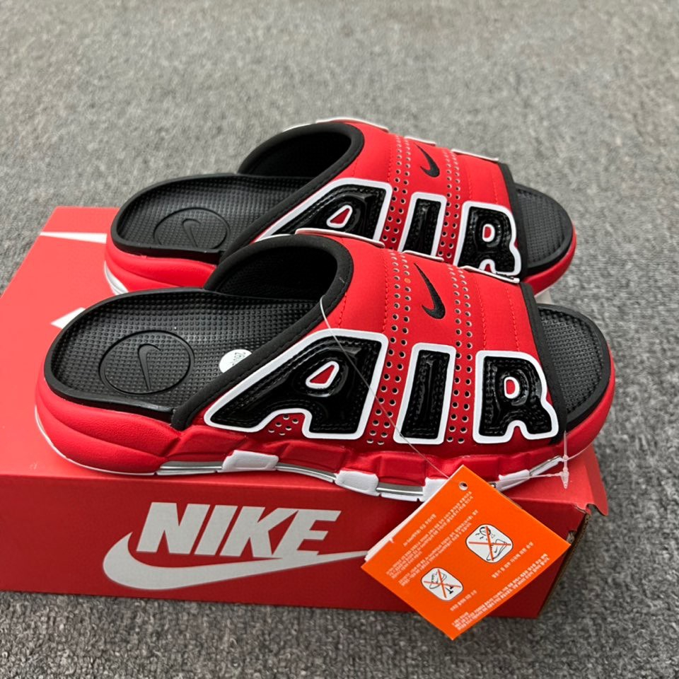 Nike Air More Uptempo Slide Red Black 29 - 靴