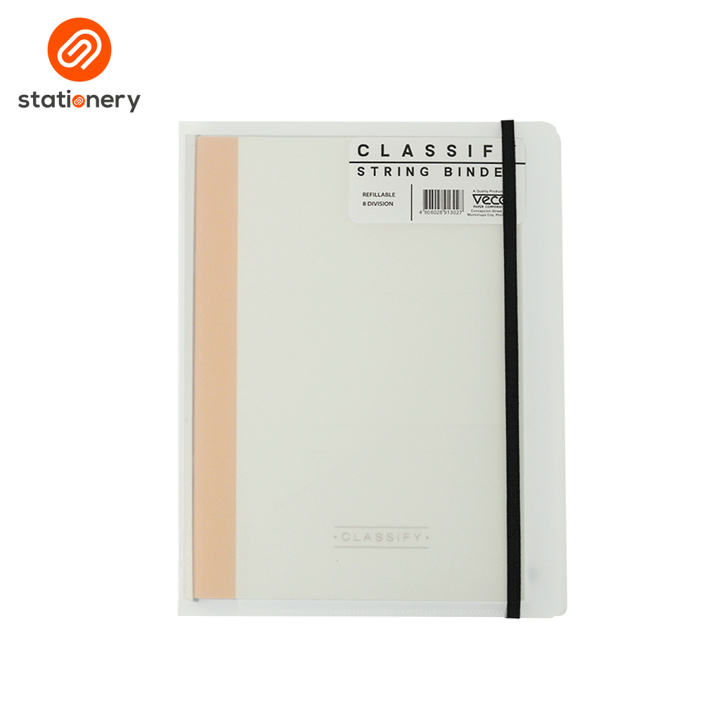 Veco Classify String Binder 8 Division A5 | Shopee Philippines