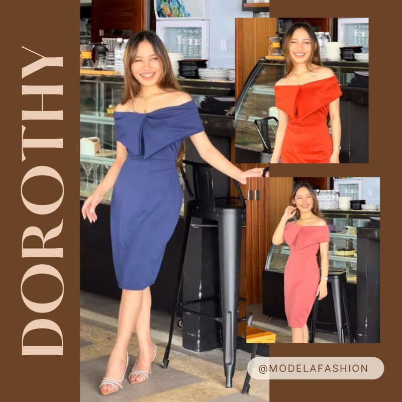 DOROTHY NEOPRENE DRESS/S-M/PARTY AND FORMAL EVENTS | Shopee Philippines