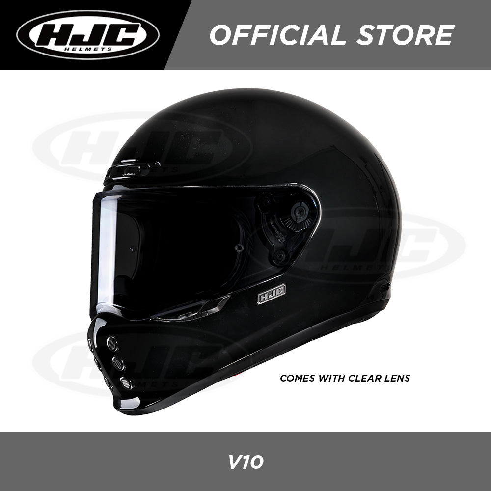 HJC Helmets V10 Matte Black Shopee Philippines