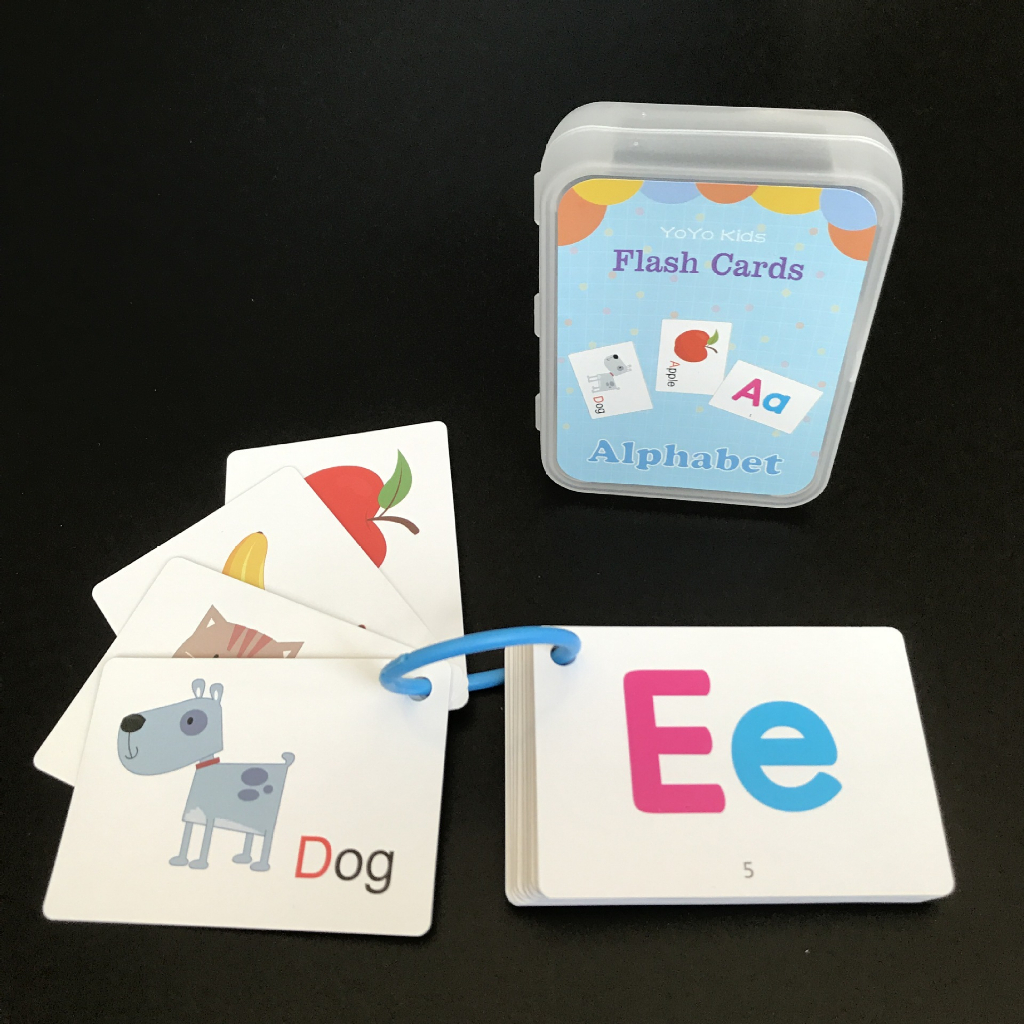 Lakoe Kid Flash Cards Preschool Educational Alphabet English Learning ...