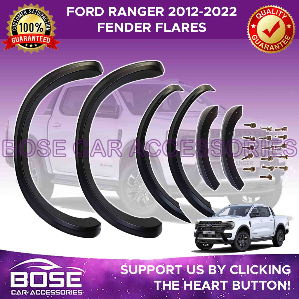 Fender Flare for Ford Ranger 2012 2022 / 2023 Slim Type Fender Flares