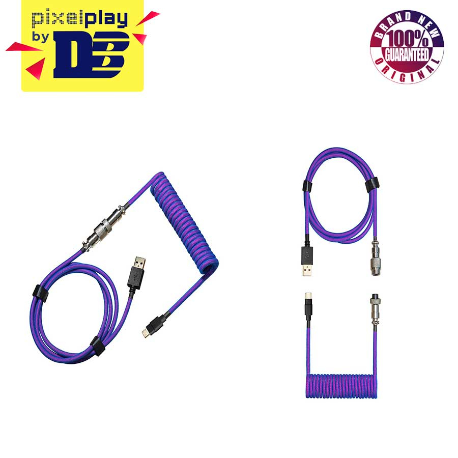 Cooler Master Coiled Keyboard Cable (Thunderstorm BluePurple) KBCLZ1 Shopee Philippines