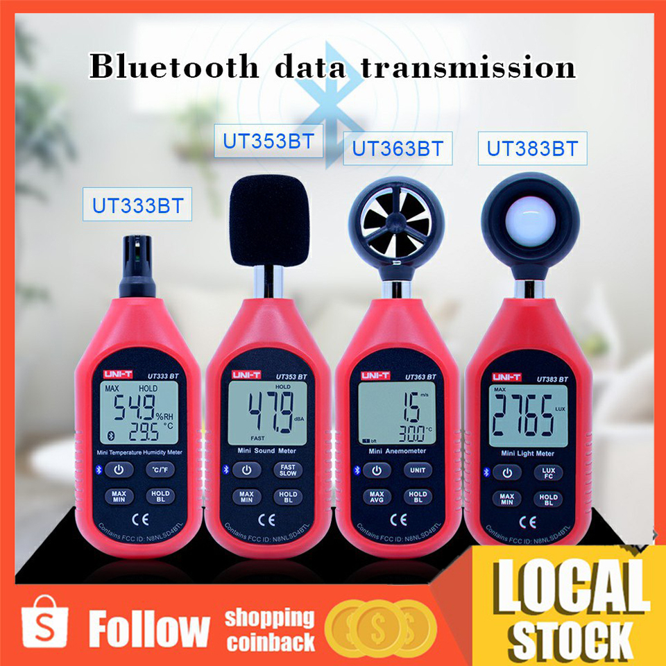 UNI-T UT333BT UT353BT UT363BT UT383BT Digital humidity meter Mini ...