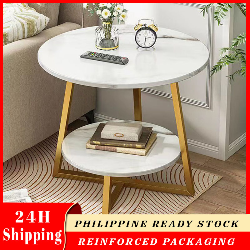 2Layer Side Table Nordic sofa corner table Living Room Table Bed Side