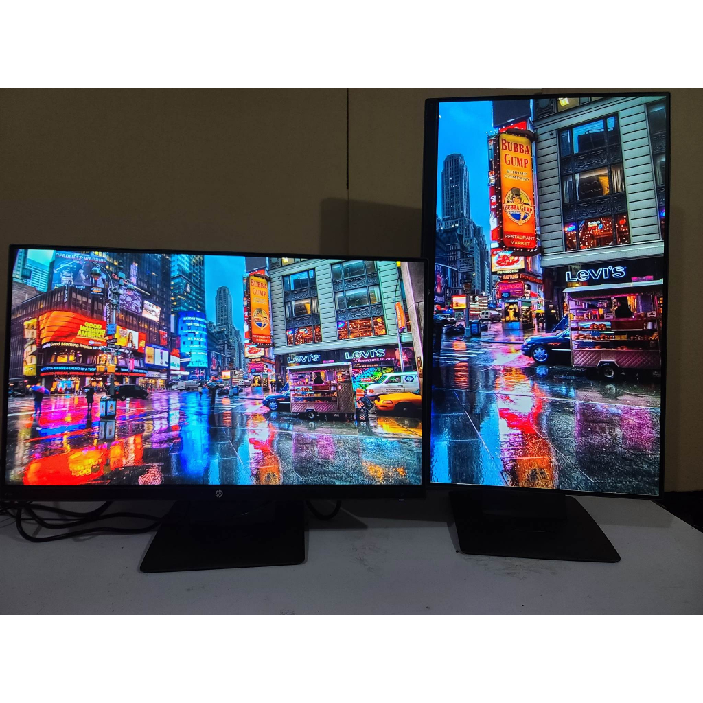 HP 27" 2k QHD Reso Frameless IPS LED monitor, Rotate Vertical, Height