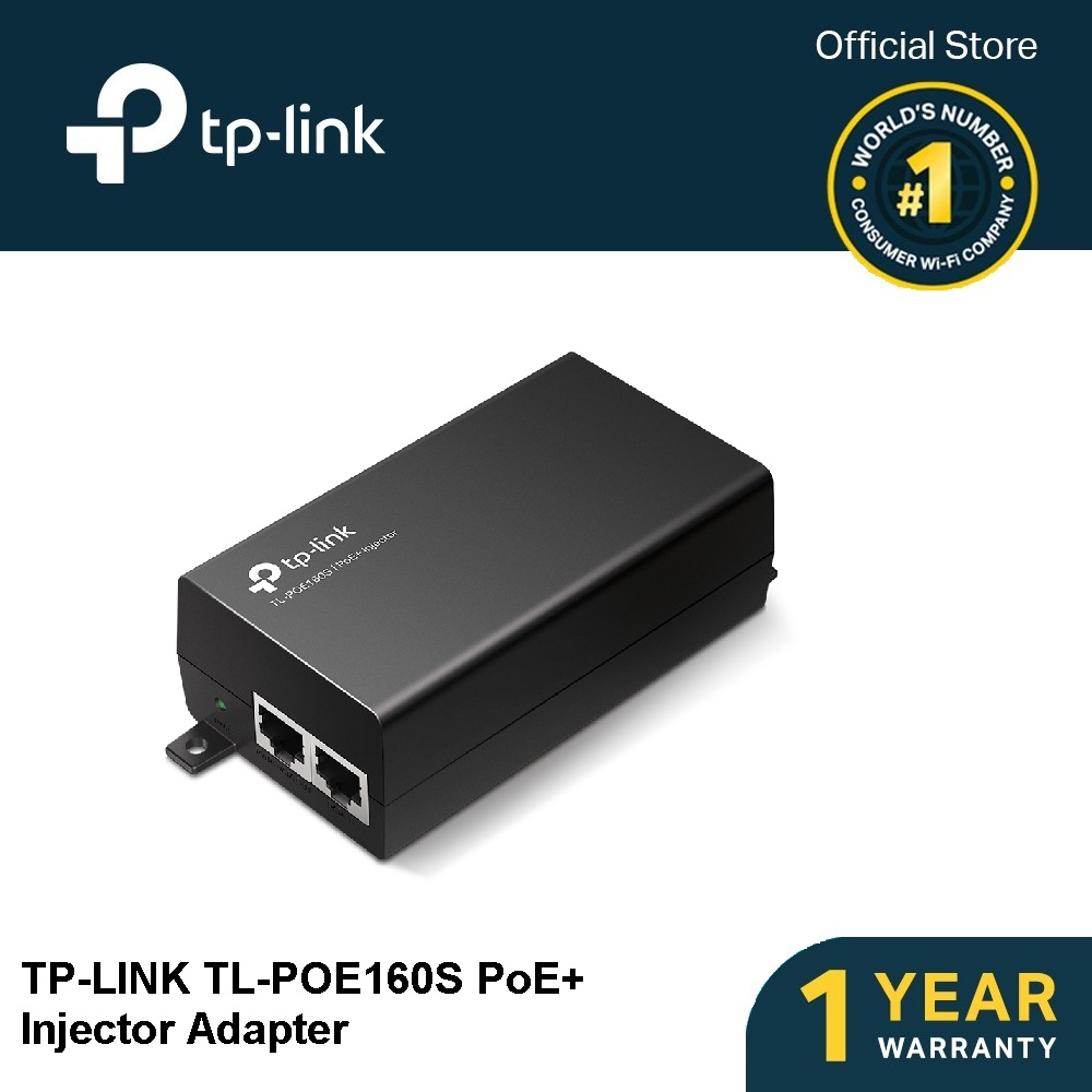 TPLINK TLPOE160S PoE+ Injector Adapter Shopee Philippines