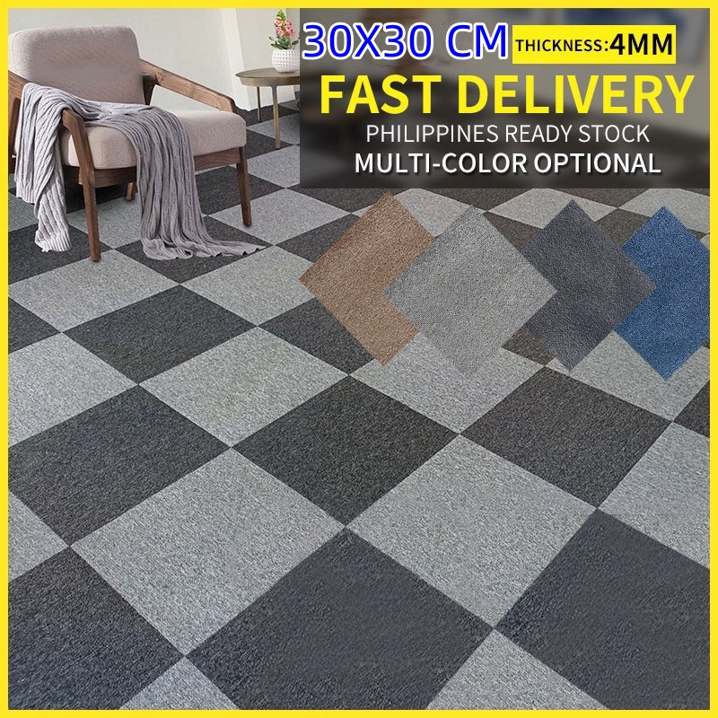 30x30cm Floor Mat Carpet Office Carpet Mat Puzzle Floor Rug Floor Tiles