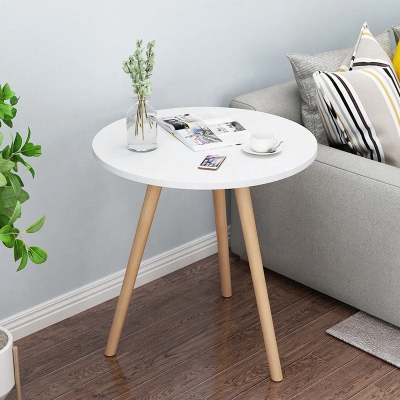 Nordic Style Modern Coffee table side table small round table casual 40 ...