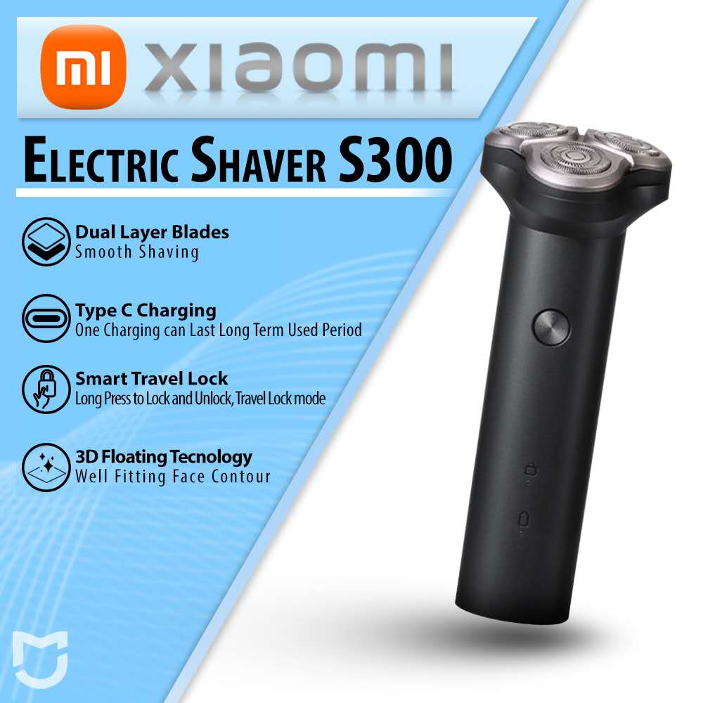 Xiaomi Mijia Electric Shaver S300 Shaver Men's Wet and Dry Trimmer