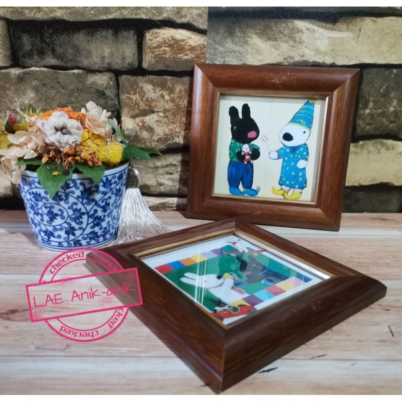 Wooden SQUARE Frames (Hanging) Shopee Philippines